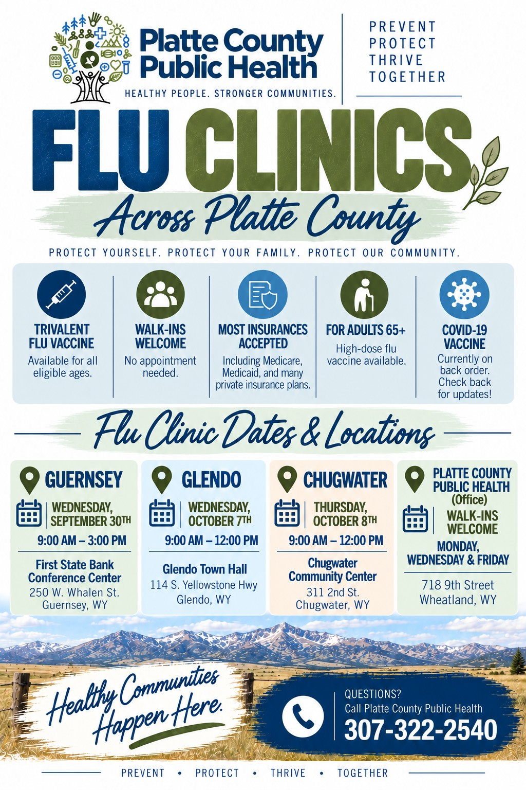 Flu Clinic Across Platte County